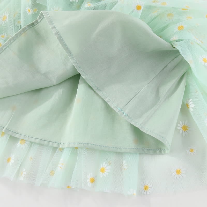 Toddler Daisy Tulle Layered Dress - image 28