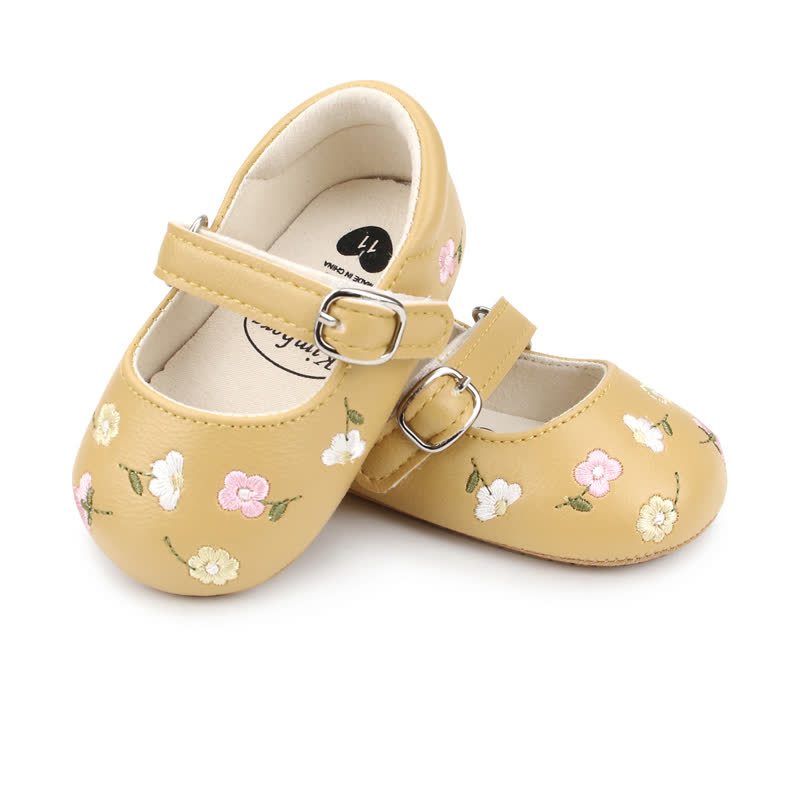 Baby Flower Embroidered Shoes - image 20