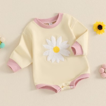 Baby Daisy Embroidered Bodysuit - image 3