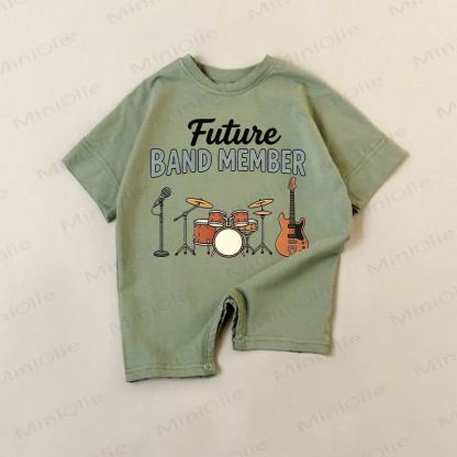 FUTURE BAND MEMBER Baby Green Romper - Green - 18-24M - image 1