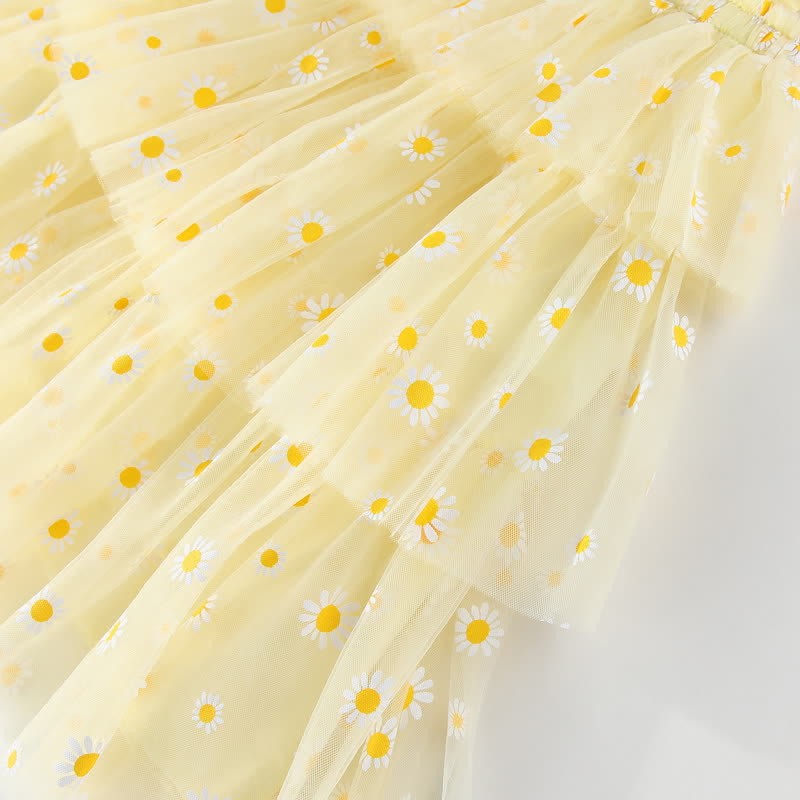 Toddler Daisy Tulle Layered Dress - image 18