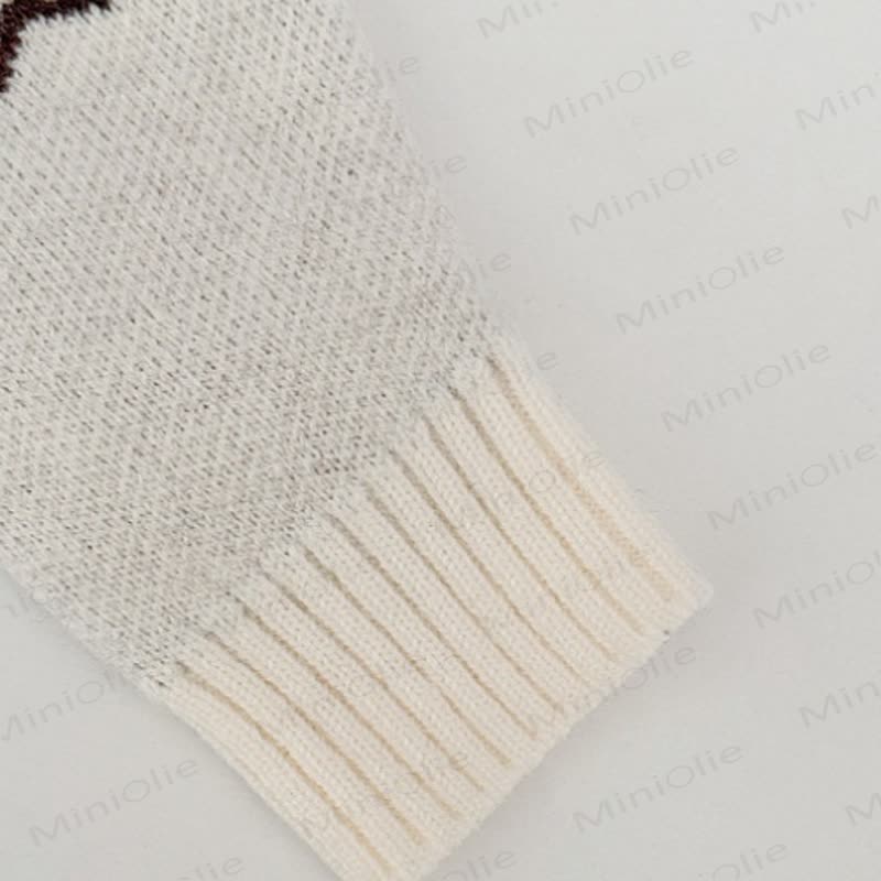 Baby Toddler Nordic Knit Cardigan or Brown Pants - image 7