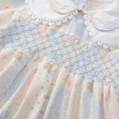 Toddler Lovely Animal Cat Plaid Dress - image 9