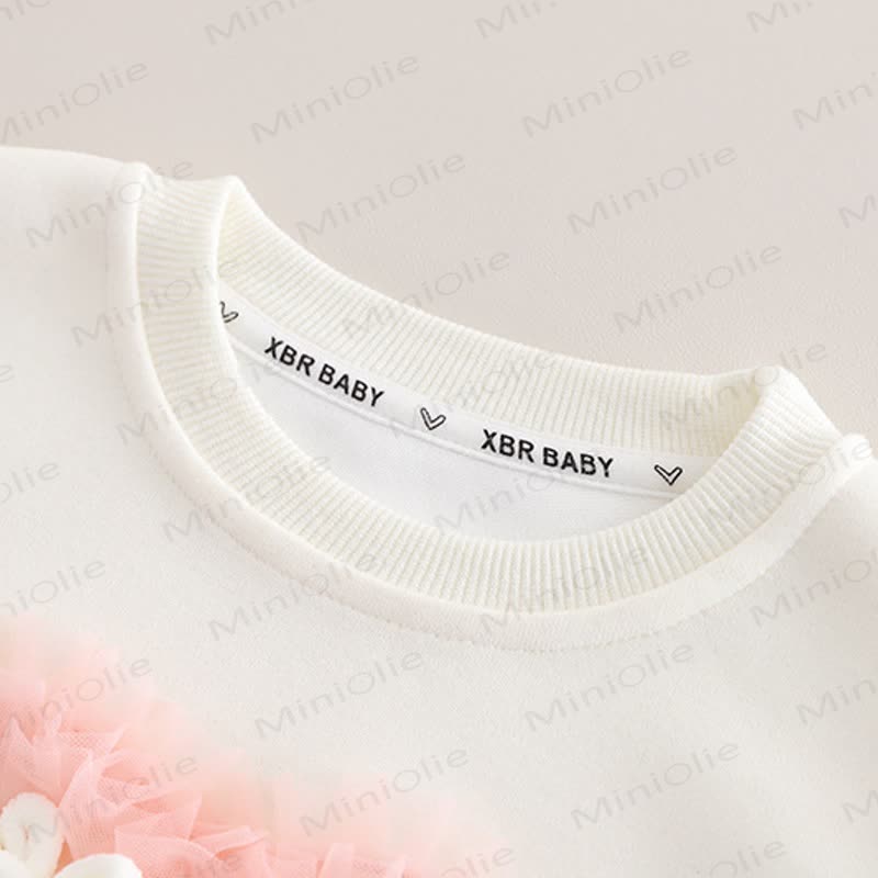 Baby Toddler Girl Love Sweater/Denim Pants 2-Piece Set - image 7