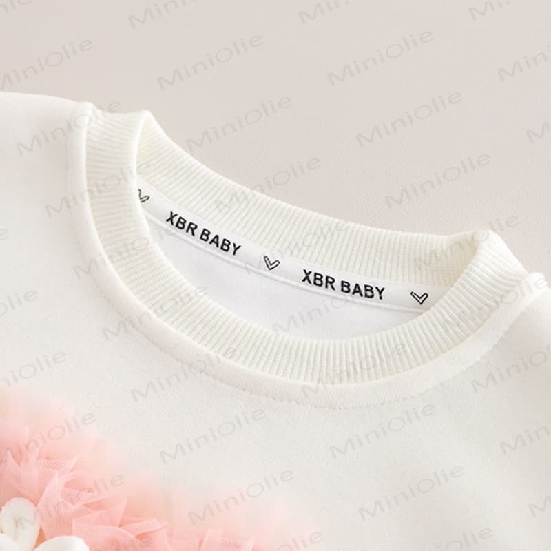 Baby Toddler Girl Love Sweater/Denim Pants 2-Piece Set - image 7