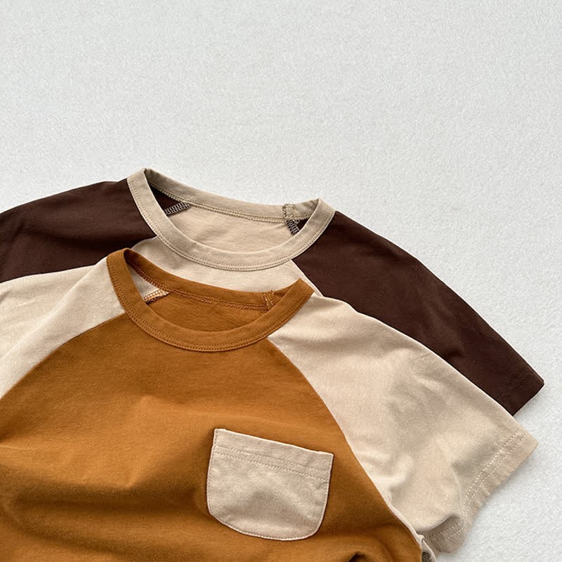 Toddler Contrast Color Raglan T-Shirt - image 5