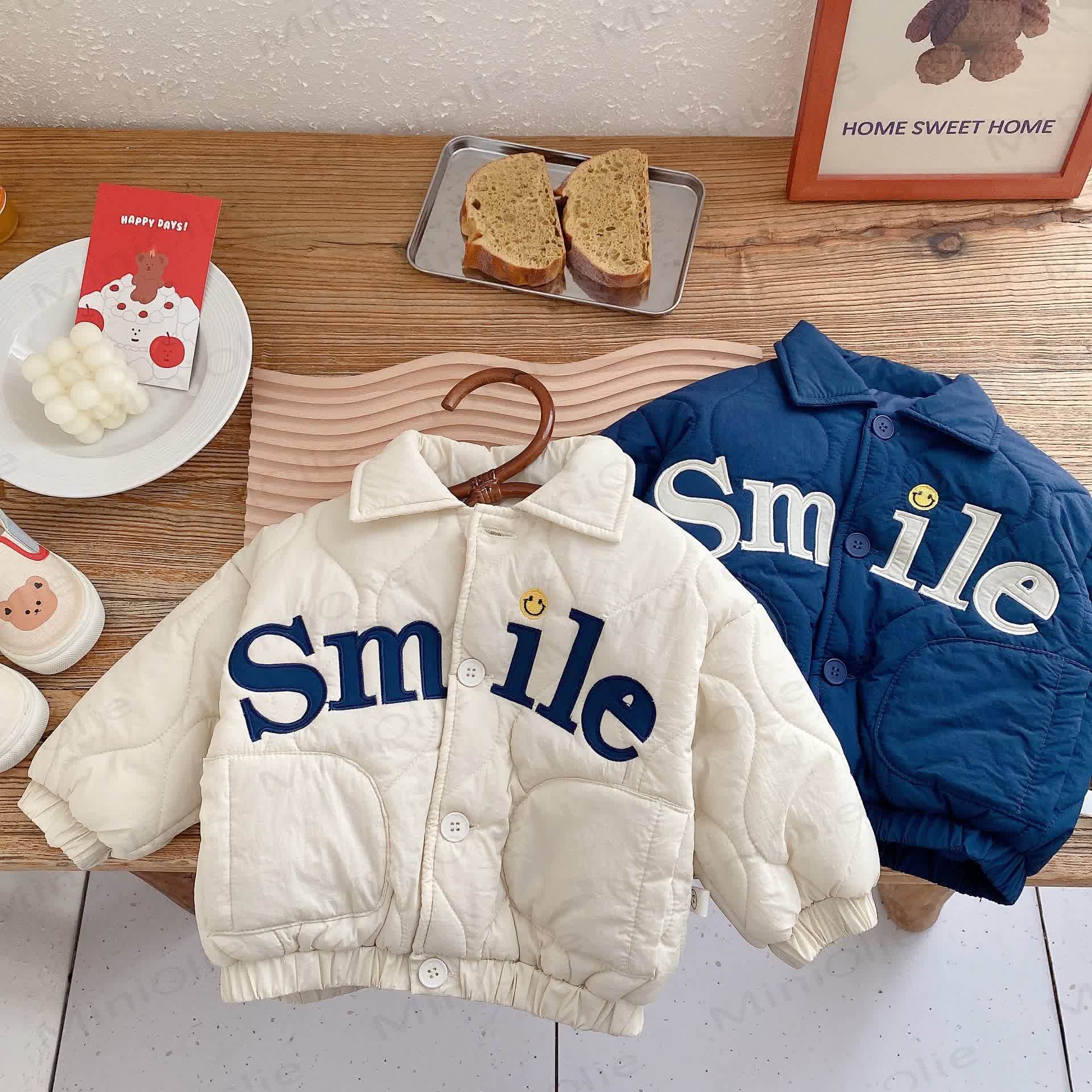 SMILE Baby Toddler Polo Quilted Coat - image 2