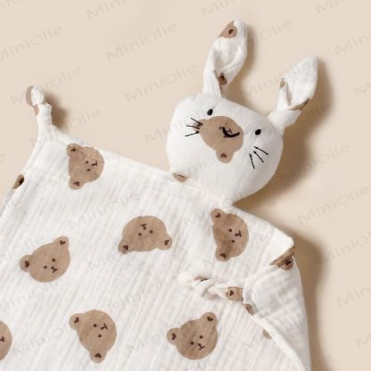 Personalized Baby Name Bunny Security Blanket - image 4