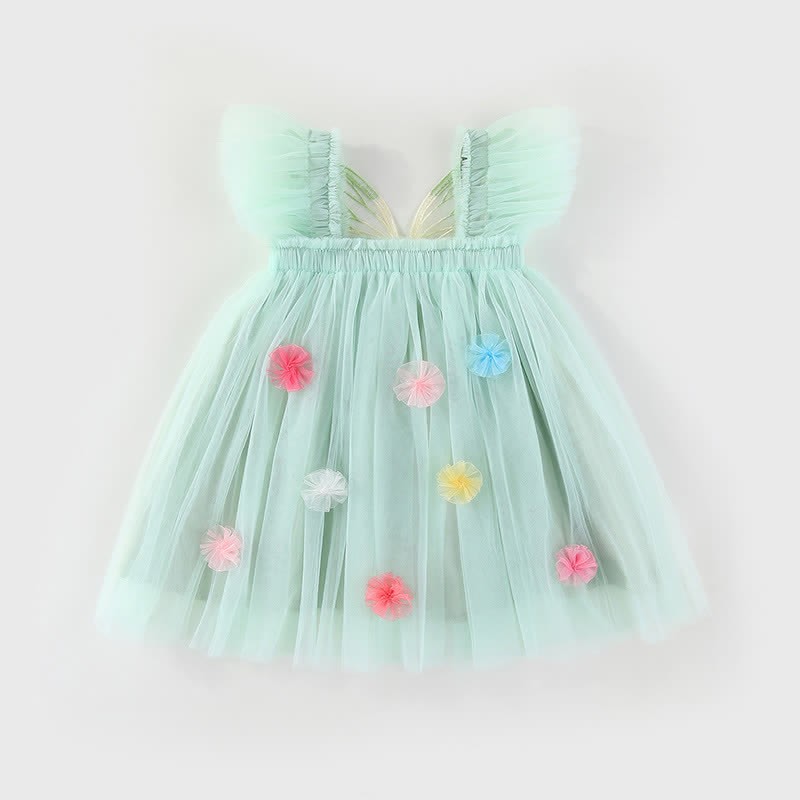 Toddler Butterfly Wings Tulle Dress - image 12