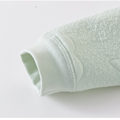 Baby Moon Star Solid Color Quilted Romper - image 8