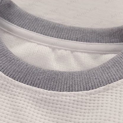 Baby Toddler Waffle Knit Lounge Tee and Short 2-piece Set - image 6