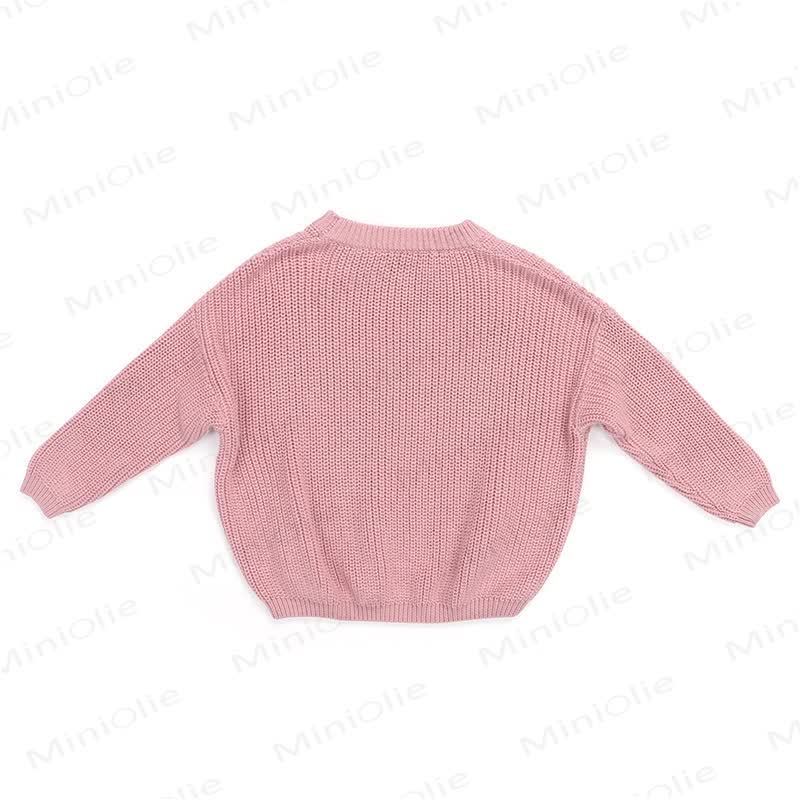 Baby Toddler Solid Color Warm Sweater - image 15