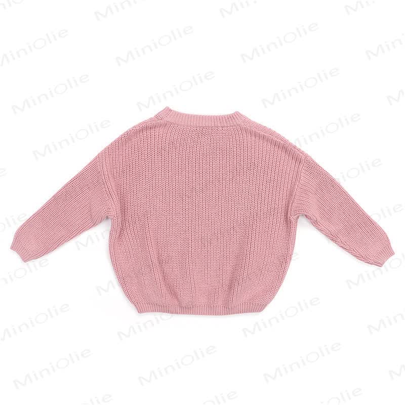 Baby Toddler Solid Color Warm Sweater - image 15