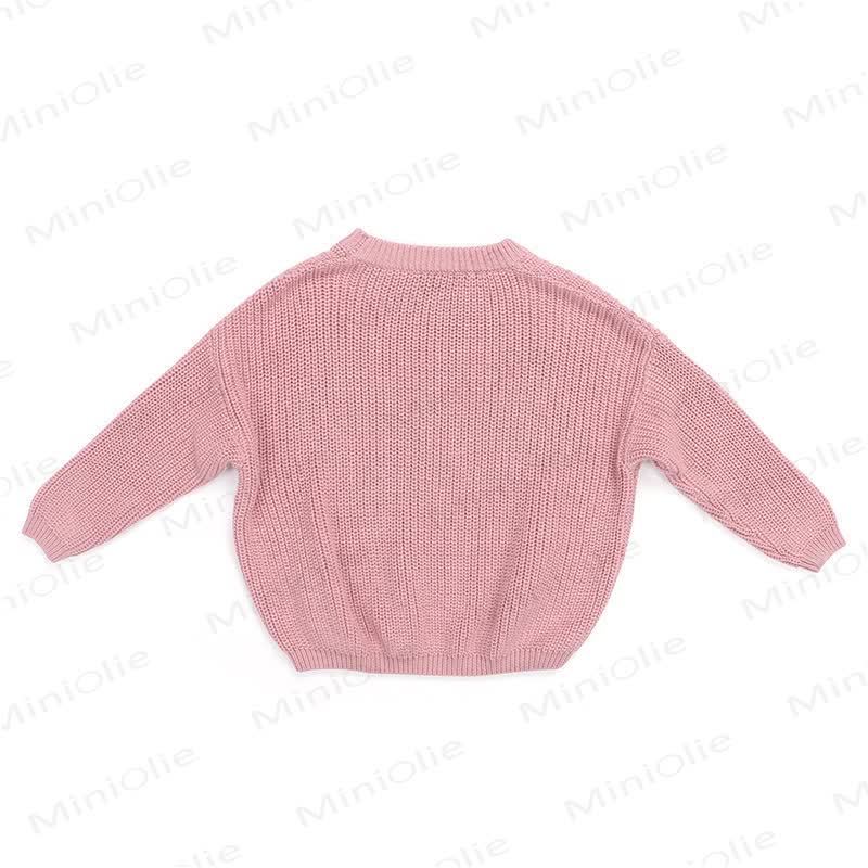 Baby Toddler Solid Color Warm Sweater - image 15