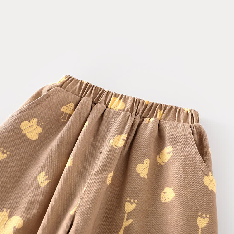 Baby Toddler Squirrel Leaves Pants - image 5