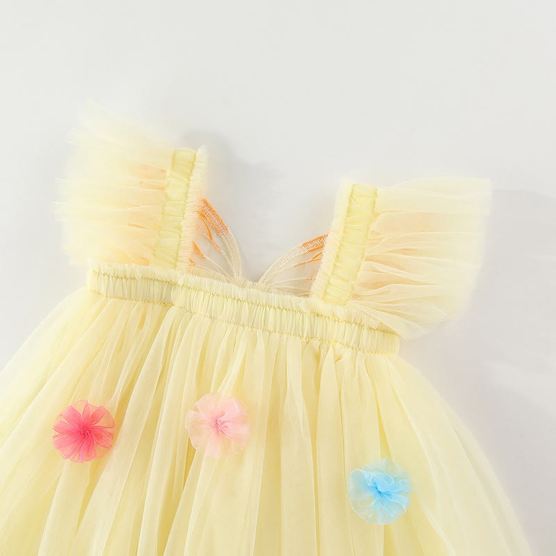 Toddler Butterfly Wings Tulle Dress - image 3