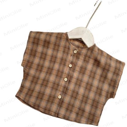 Baby Toddler Plaid Sleeveless T-Shirt - image 4