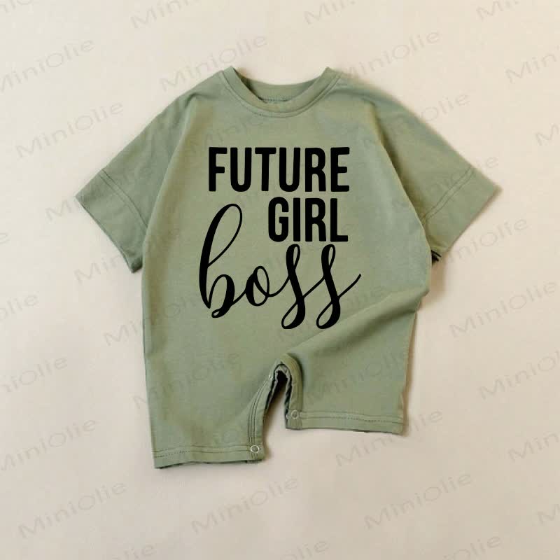 FUTURE GIRL BOSS Baby Green Romper - Green - 18-24M - image 1