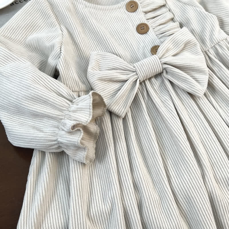 Toddler Corduroy Bow Dress - image 6