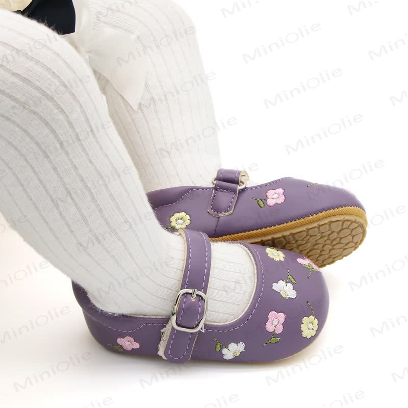 Baby Flower Embroidered Shoes - image 33