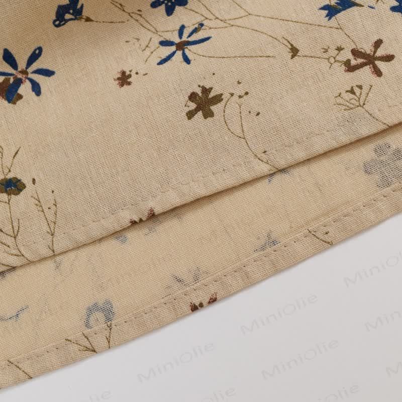 Toddler Vintage Flower Khaki Lapels Dress - image 9