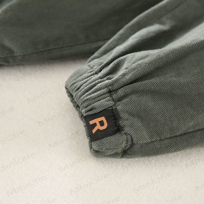 Toddler Boy Pure Color Simple Pants - image 12