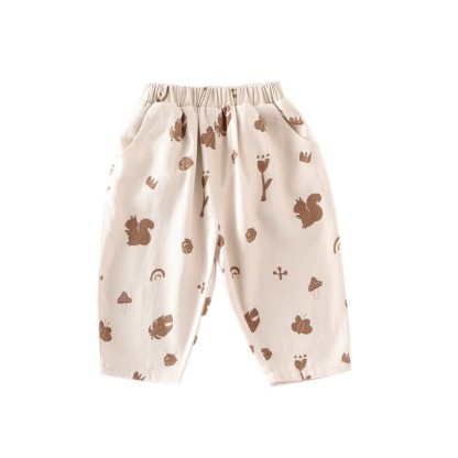 Baby Toddler Squirrel Leaves Pants - image 11