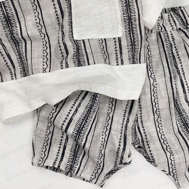 Toddler Cotton Striped Tee or Shorts - image 6