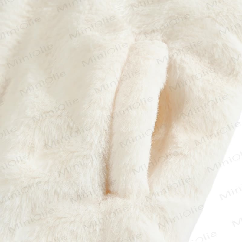 Toddler Solid Color Fleece Hooded Jacket - image 13