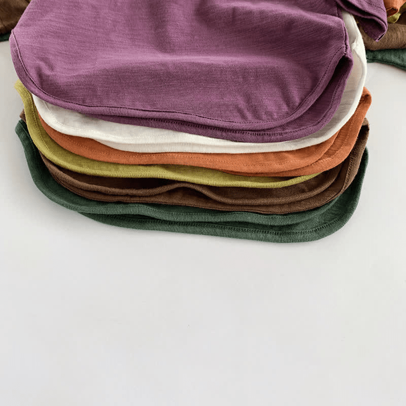 Toddler Boy Retro Solid Color T-Shirt - image 13