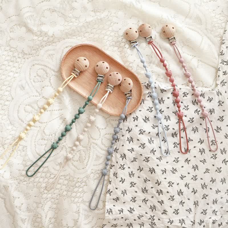 Baby Silicone Bear Pacifier Clip - image 4