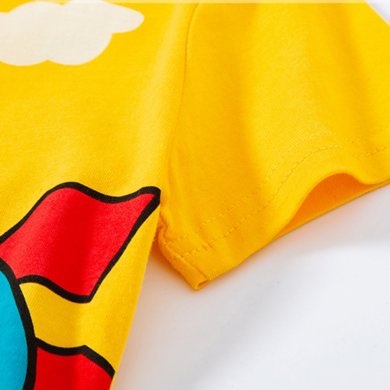 Kid Boy Cartoon Dinosaur Printed T-Shirt - image 6