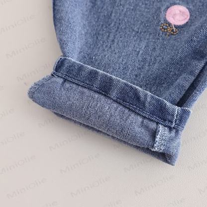 Baby Toddler Girl Love Sweater/Denim Pants 2-Piece Set - image 13