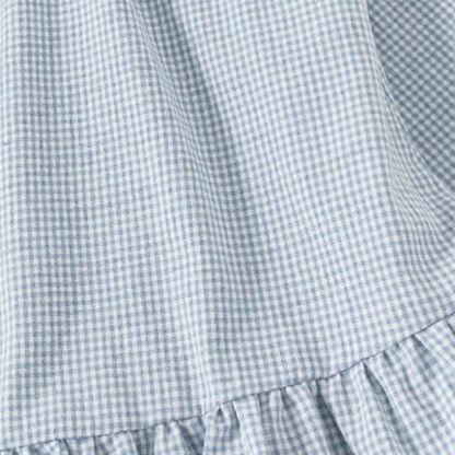 Toddler Blue Plaid Sleeveless Dress - image 9