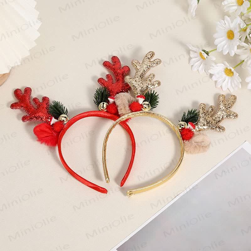 Baby Christmas Deer Horn Headband - image 2