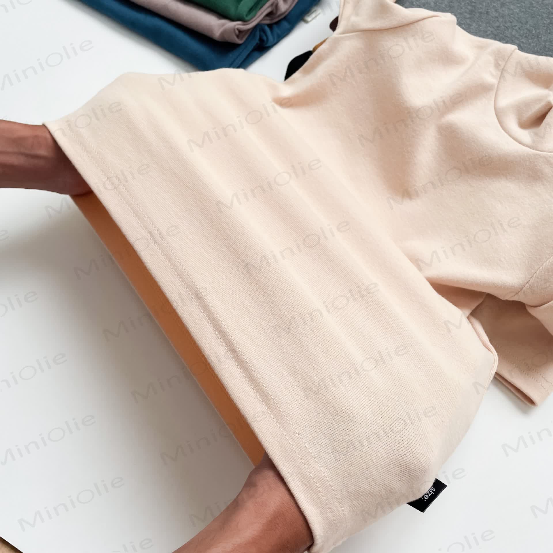 Toddler Retro Solid Color Soft T-shirt - image 17