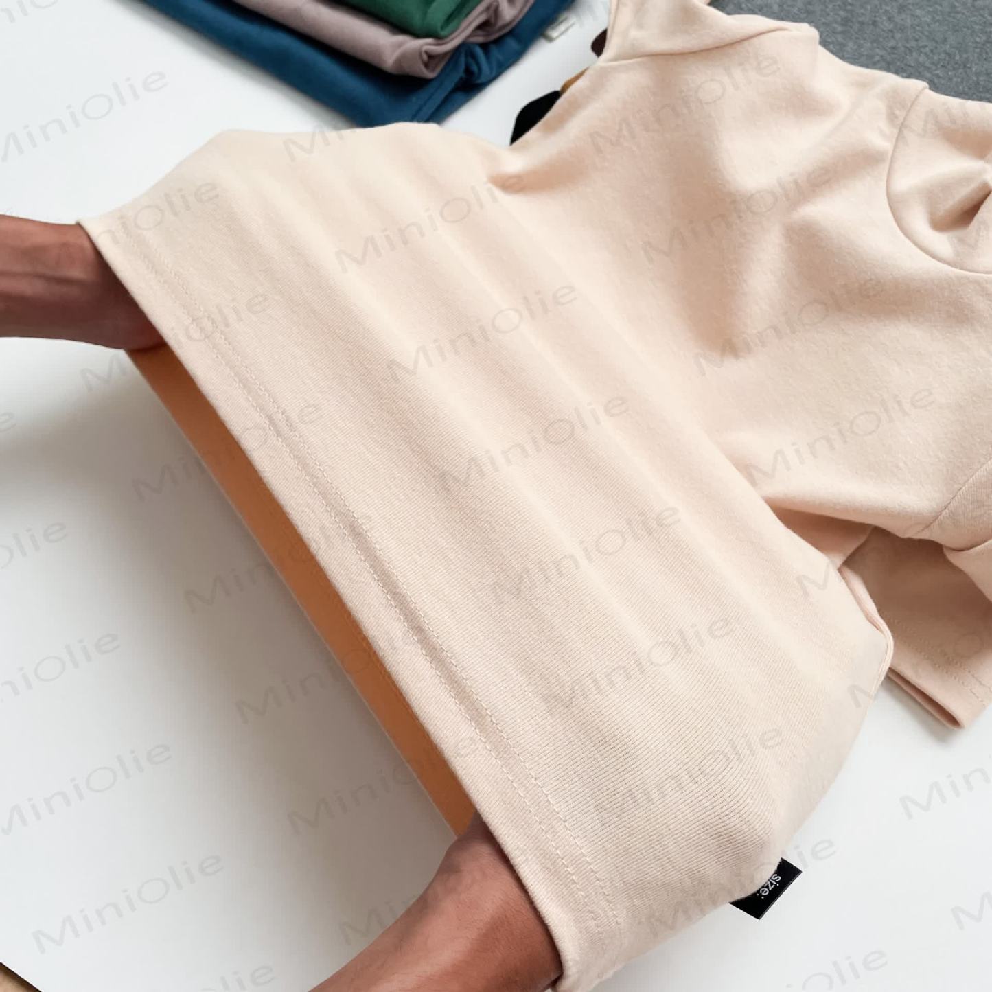 Toddler Retro Solid Color Soft T-shirt - image 17