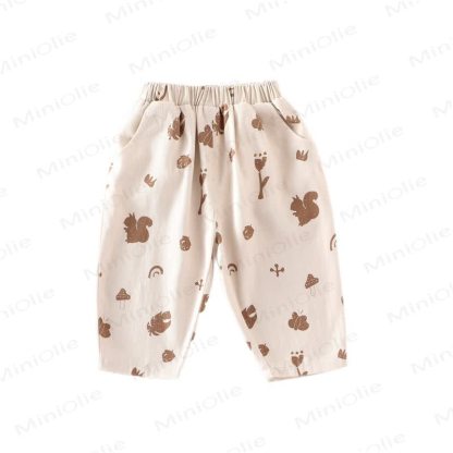 Baby Toddler Squirrel Leaves Pants - image 11