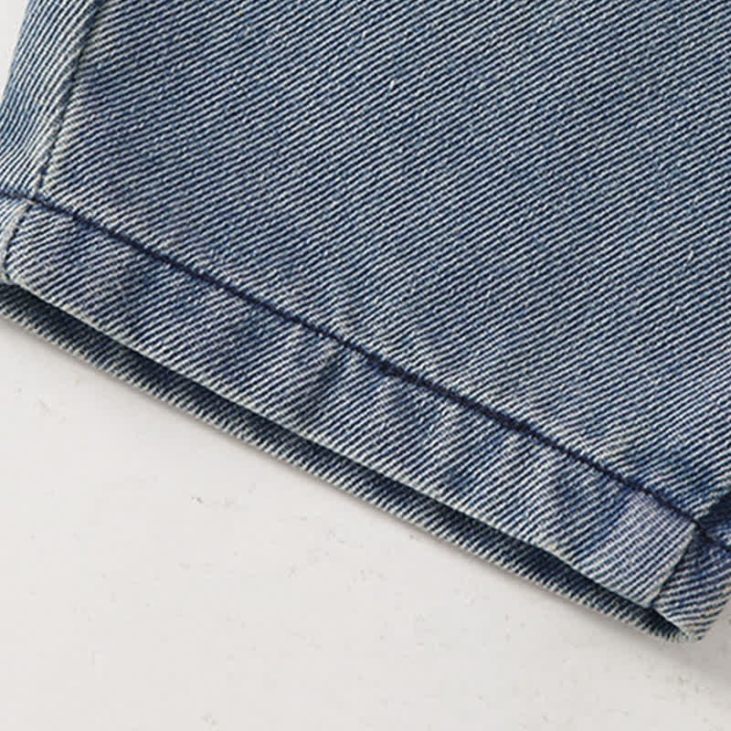 Baby Toddler Puppy Embroidered Denim Pants - image 9