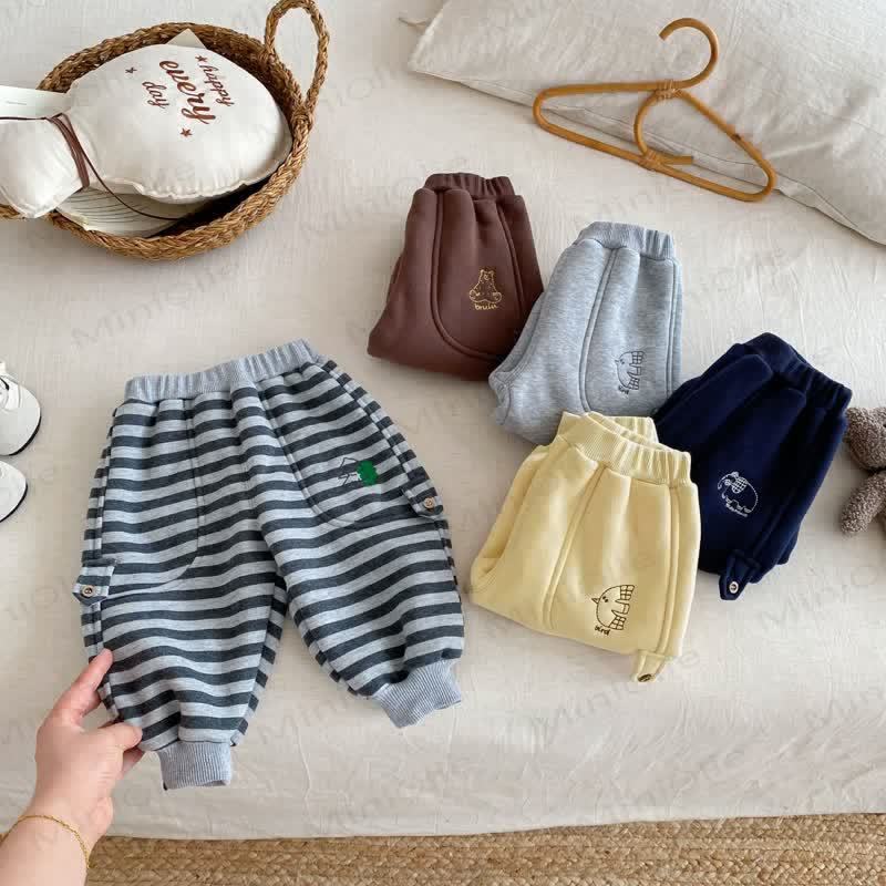 Baby Toddler Animal Fleece Lined Jogger Pants - image 5