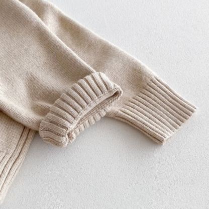 Kid Knitted Solid Color Sweater - image 10
