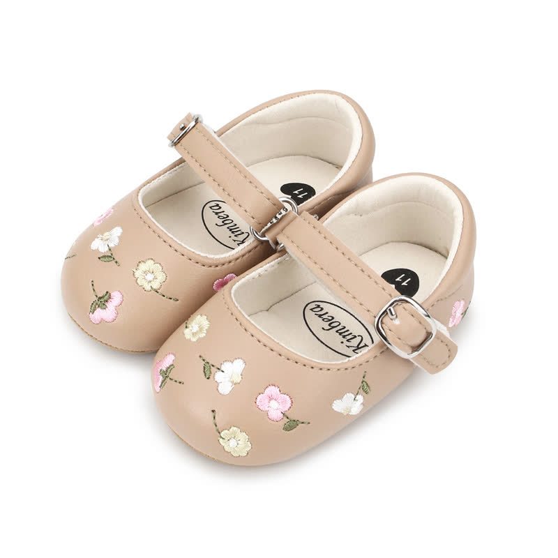 Baby Flower Embroidered Shoes - image 29