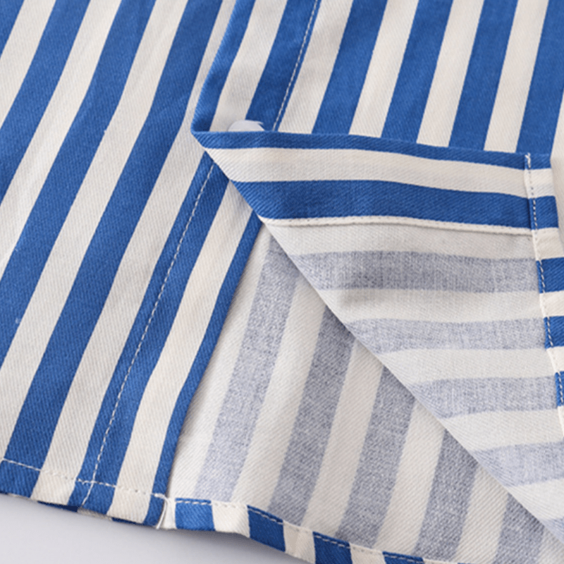 Kid Boy Vertical Striped Shirt - image 6