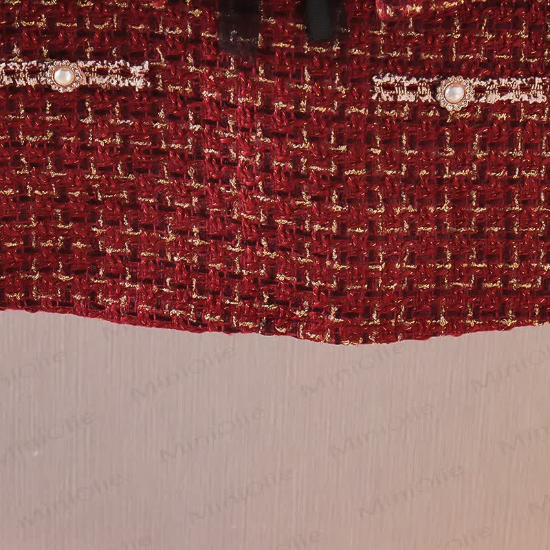 Baby Toddler Bow Sweet Red Set - image 14