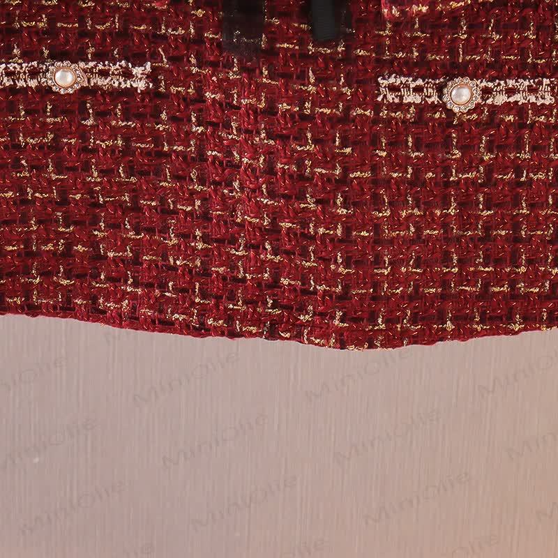 Baby Toddler Bow Sweet Red Set - image 14