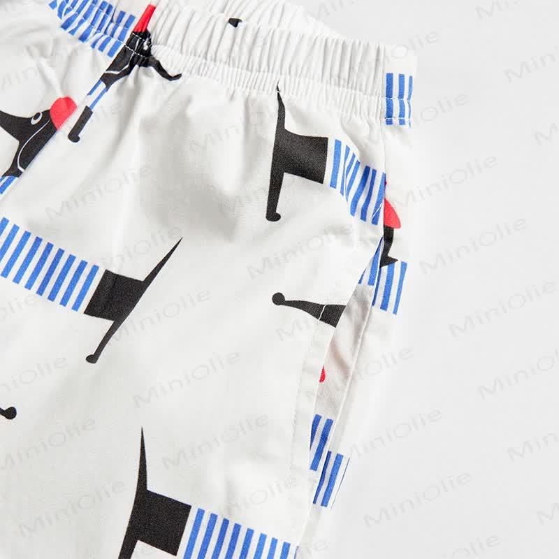 Baby Toddler Dachshund Sleeveless 2-piece Set - image 6