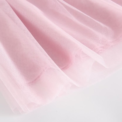 Baby Toddler Solid Color Tulle Bow Dress - image 7