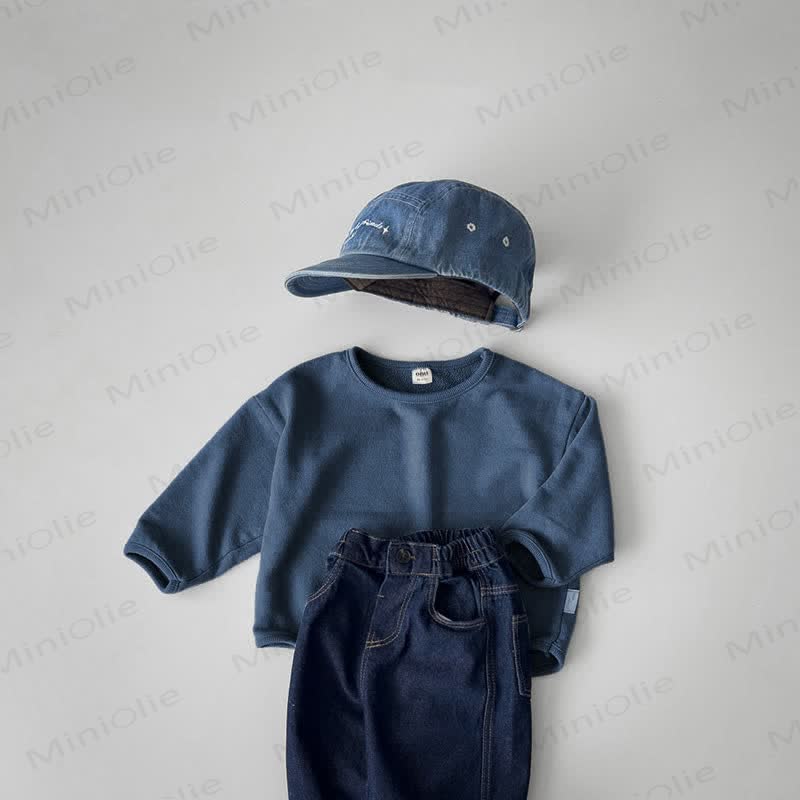 Baby Toddler Solid Color Loose T-Shirt - image 12