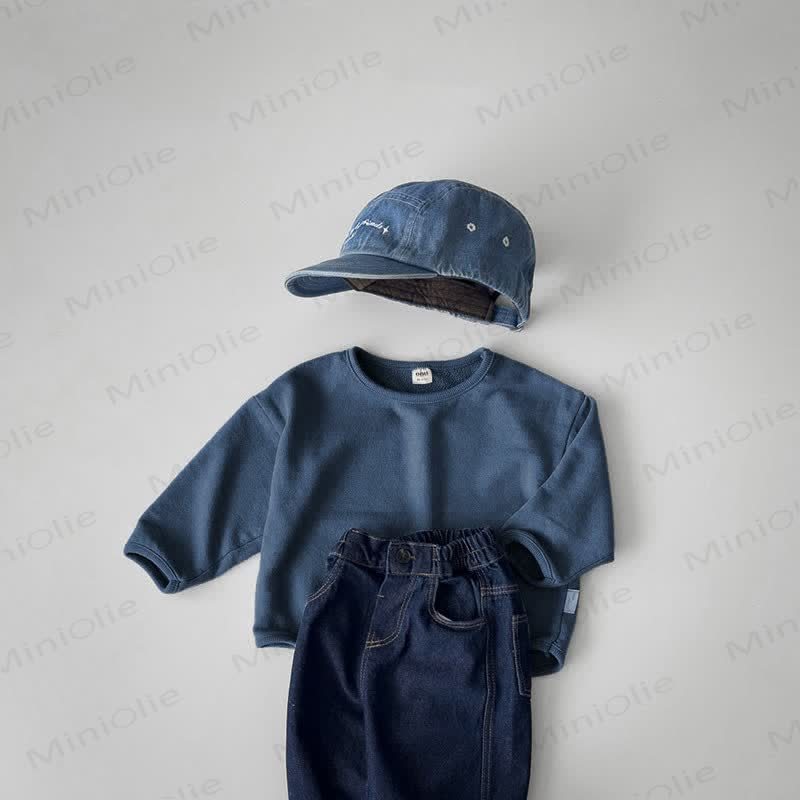 Baby Toddler Solid Color Loose T-Shirt - image 12