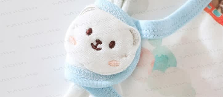  Baby Print Newborn Romper - image 7